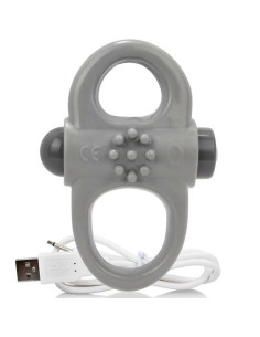 SCREAMING O - ANNEAU PÉNIEN VIBREUR RECHARGEABLE YOGA GRIS 4 