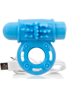 SCREAMING O - BLAU WIEAUFLADBARER VIBRATOR WOW-RING 4 