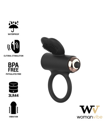 WOMANVIBE - ANELLO VIBRATORE IN SILICONE ZEUS 9 