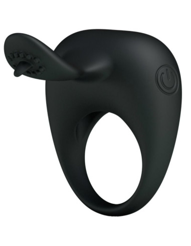 PRETTY LOVE - VIBRATING RING WITH TONGUE 8 