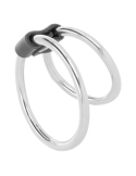 DARKNESS - DOUBLE METAL PENIS RING 4 