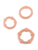 SEVEN CREATIONS - SET OF THREE SKIN PENIS RINGS 2 