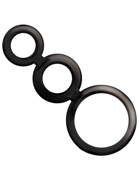 ADDICTED TOYS - RINGS SET FOR PENIS - SMOKED 5 