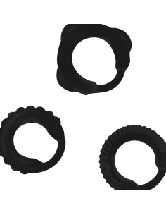 ADDICTED TOYS - C-RING-SET SCHWARZ 5 