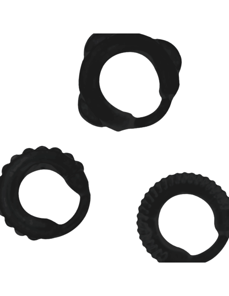 ADDICTED TOYS - C-RING-SET SCHWARZ 5 