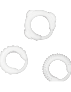 ADDICTED TOYS - C-RING SET CLEAR 5 