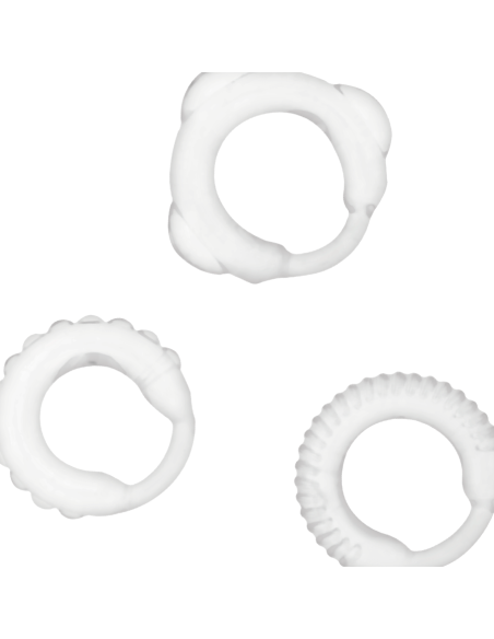 ADDICTED TOYS - C-RING SET CLEAR 5 