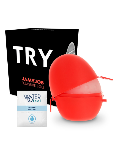 JAMYJOB - MASTURBATEUR EGG NOIR VERSION DISCRETT 10 