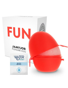 JAMYJOB - EGG MASTURBATEUR ROUGE EDITION DISCRETT 12 