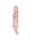 BAILE - PENIS EXTENDER COVER WITH VIBRATION AND NATURAL STRAP 13.5 CM 8 