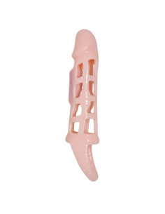 BAILE - PENIS EXTENDER COVER MIT VIBRATION UND NATÜRLICHEM GURT 13.5 CM 8 