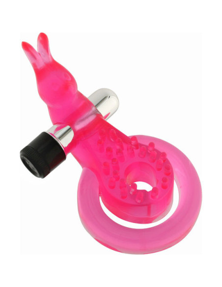 SEVEN CREATIONS - ANELLO PER PENE E TESTICOLI CON FARFALLA ROSA 2 