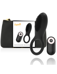 COQUETTE CHIC DESIRE - COCKRING TÉLÉCOMMANDE RECHARGEABLE NOIR/ OR 7 