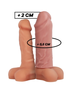 VIRILXL - LIQUID SILICONE V3 NATURAL PENIS EXTENSION 9 