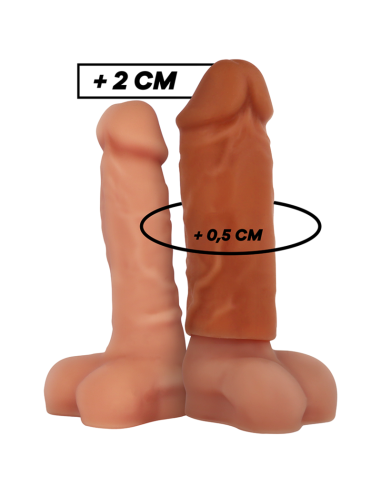 VIRILXL - ESTENSIONE DEL PENE IN SILICONE LIQUIDO V3 MARRONE 9 