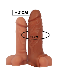 VIRILXL - LIQUID SILICONE V9 BROWN PENIS EXTENSION 9 