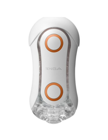 TENGA - FLIP ORB STRONG CRASH MASTURBATOR WHITE AND ORANGE 3 