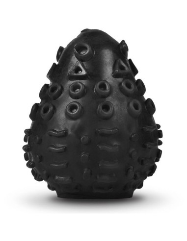 G-VIBE - REUSABLE TEXTURED MASTURBATOR EGG BLACK 4 