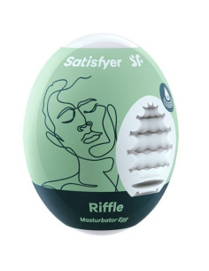 SATISFYER - RIFFLE MASTURBATOR EGG 1 