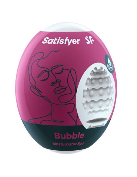 SATISFYER - BUBBLE MASTURBATOR EGG 1 