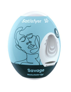 SATISFYER - SAVAGE MASTURBATOR EGG 1 