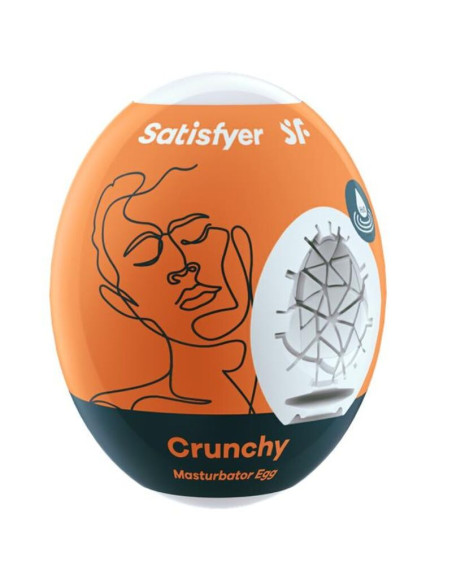 SATISFYER - CRUNCHY MASTURBATOR EGG 1 