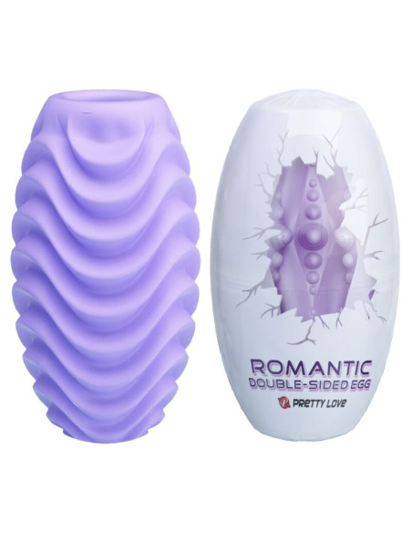 PRETTY LOVE - DOUBLE SIDED LILAC MASTURBATOR EGG 4 