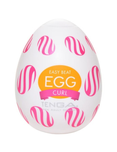 TENGA - CURL EGG MASTURBATOR 3 