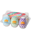 TENGA - WONDER EGG MASTURBADORE PACK 6 UNITÉS 7 