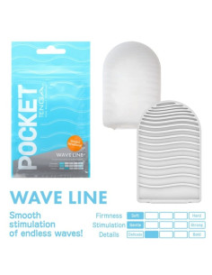 TENGA - MASTURBATEUR DE POCHE WAVE LINE 6 