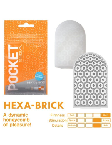 TENGA - HEXA BRICK MASTURBATOR POCKET 7 