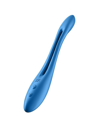 SATISFYER - GIOCO ELASTICO MULTI VIBRATORE BLU 5 