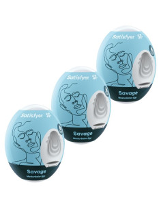 SATISFYER - 3 MASTURBATOR EIER SAVAGE 2 