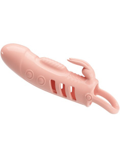 PRETTY LOVE - SLOANE NATURAL RABBIT PENIS SHEATH 5 