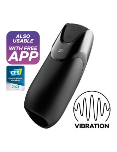 SATISFYER - MEN VIBRATION+ BLACK 5 