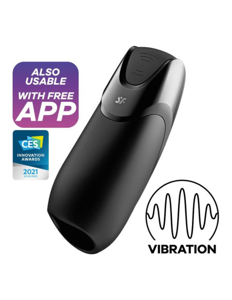 SATISFYER - MEN VIBRATION+ BLACK 5 