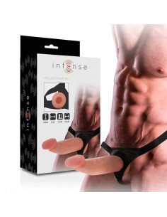 INTENSE - HOLLOW HARNESS WITH DILDO 18 X 3.5 CM 9 