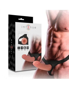 INTENSE - HOLLOW HARNESS WITH DILDO 16 X 3 CM 9 