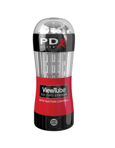 PDX ELITE - STROKER VIEWTUBE CONTROL SUCTION TRANSPARENT 2 