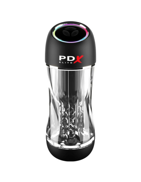 PDX ELITE - VIBRATORE STROKER VIEWTUBE PRO TRASPARENTE 3 