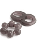 CLASSIX - SET DI 2 ANELLI PER PENE GRIGIO 2 