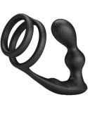 PRETTY LOVE - MARSHALL PENIS RING WITH VIBRATORY ANAL PLUG WITH REMOTE CONTROL 9 