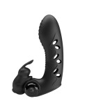 PRETTY LOVE - COUVERCLE DE DOIGT VIBRATEUR LAPIN NOIR VANCE 9 