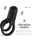 ARMONY - VIBRATORE DOPPIO ANELLO NERO 4 