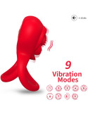 ARMONY - RING VIBRATOR HEART RED 5 