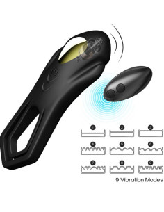 ARMONY - ROADSTER VIBRATOR DOUBLE RING REMOTE CONTROL BLACK 4 