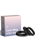 ARMONY - TRIPLE SILICONE RING BLACK 4 