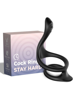 ARMONY - TAIL DOUBLE ANAL RING BLACK 3 