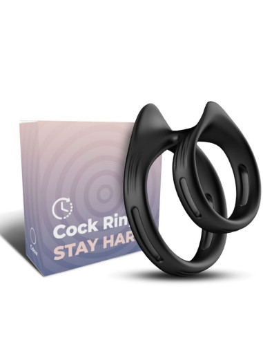 ARMONY - DUALRING DOUBLE ELASTIC RING BLACK 3 