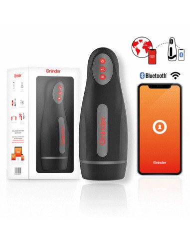 ONINDER - SEOUL RECHARGEABLE MALE MASTURBATOR 10 SPEED - FREE APP 9 